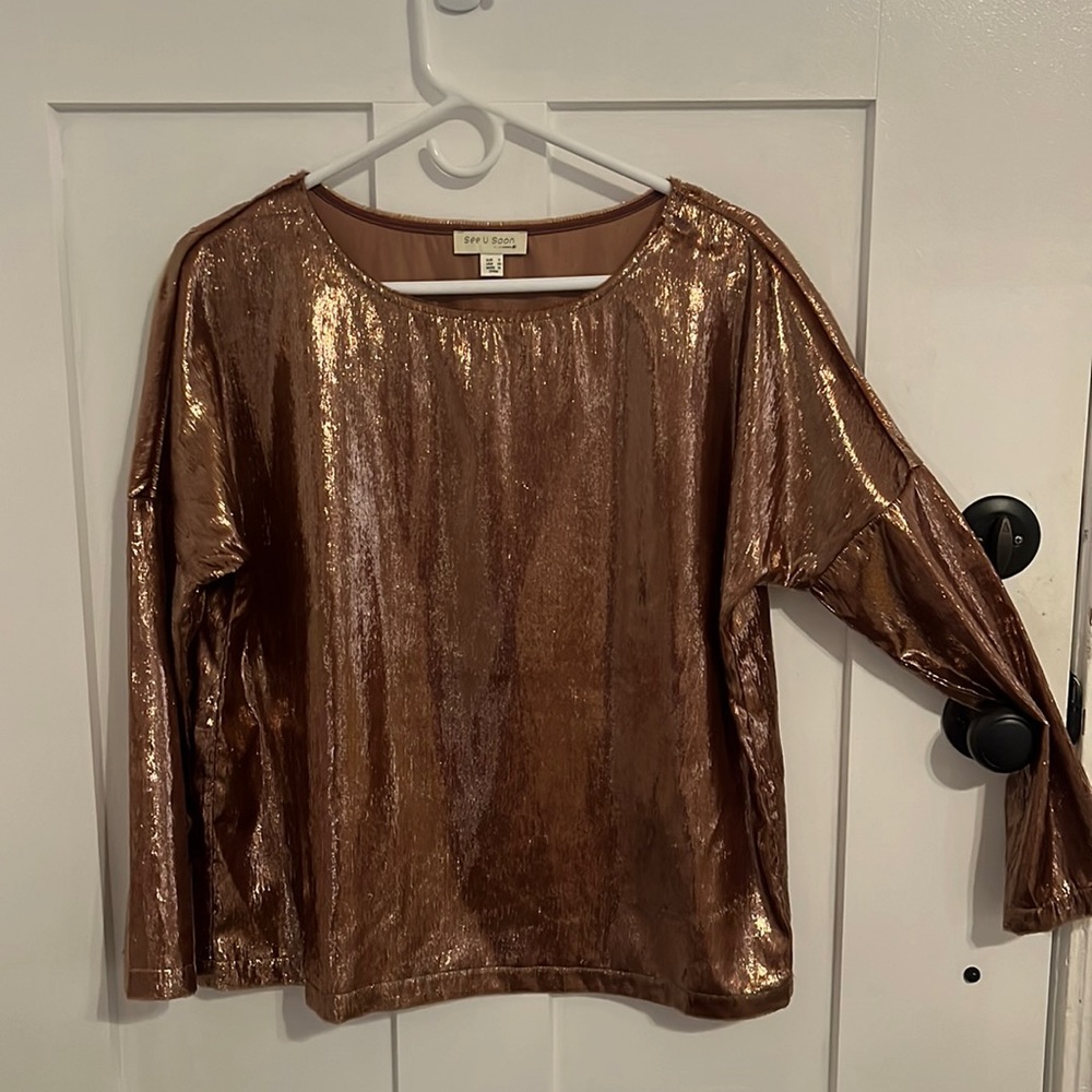 Copper long sleeve shirt - XS